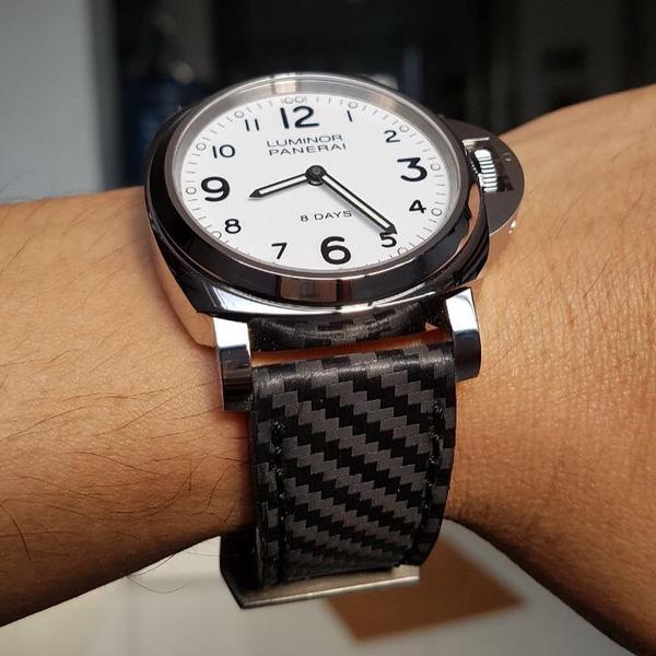 Custom Bands for Panerai Carbon Fiber Gunny Straps